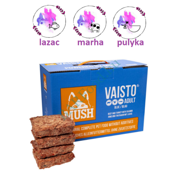 Mush Marha-Pulyka-Lazac barf menü 10kg